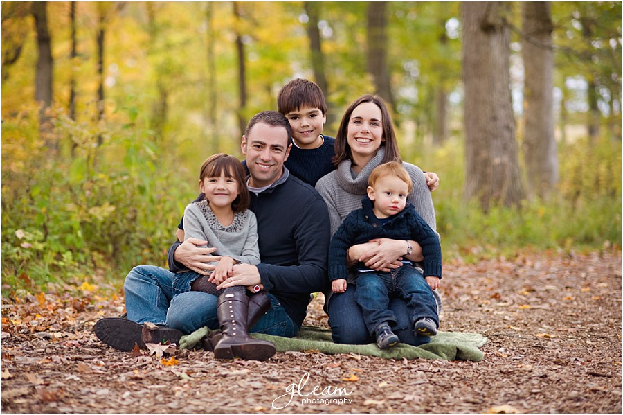 Forest Preserve family portraits