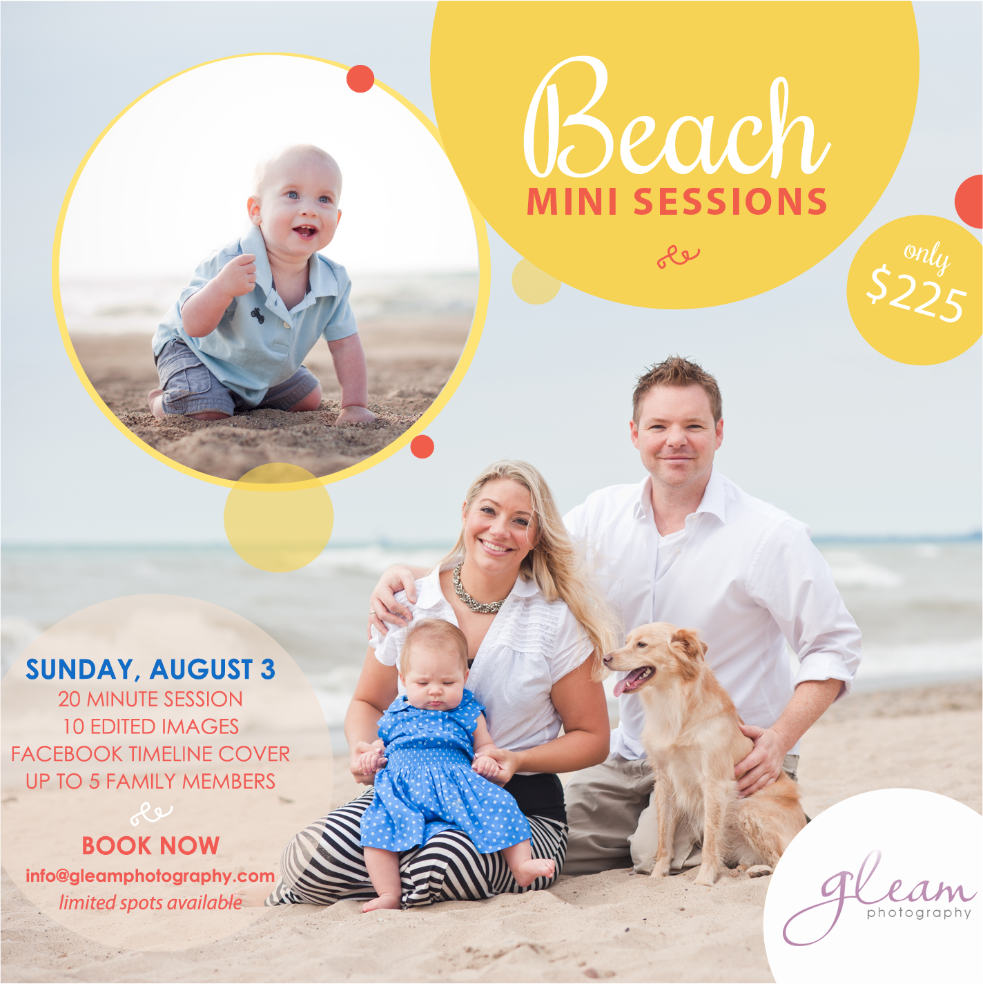 Beach mini sessions