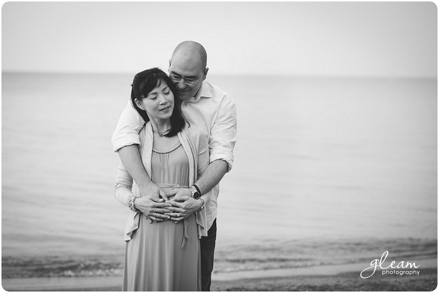 beach maternity photography