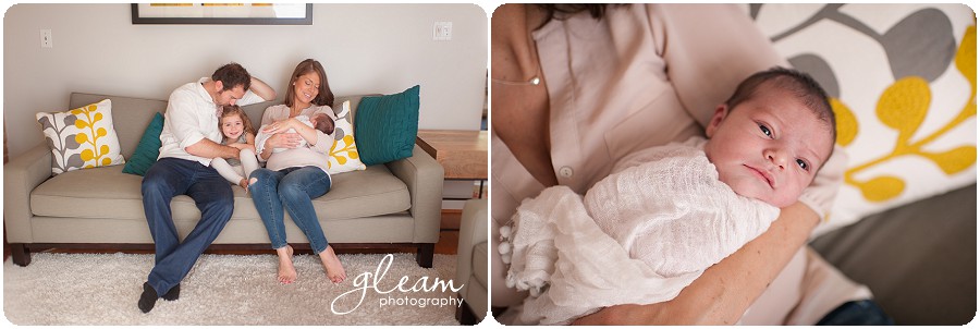 Highland Park IL Lifestyle newborn photographer