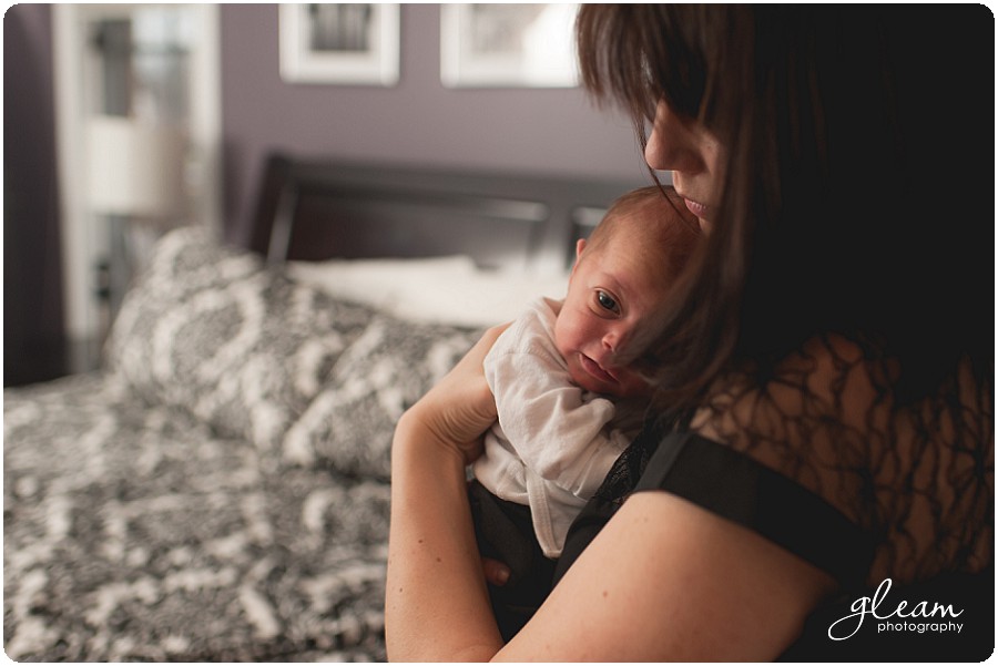 Lifestyle newborn photography