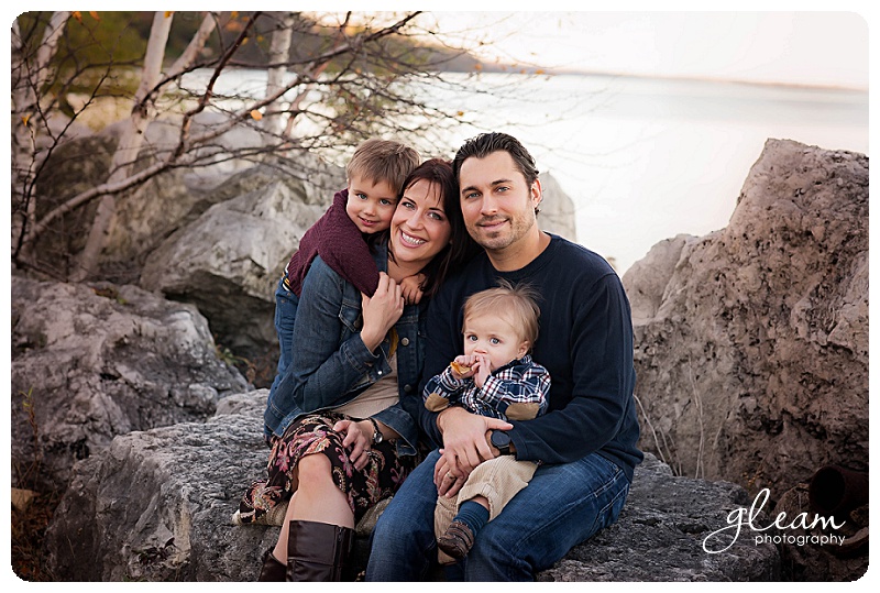 Family Session near the lake