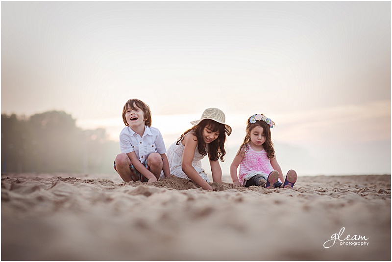 Beach photo session