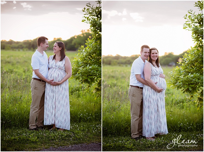 Maternity photo session in Northrbook