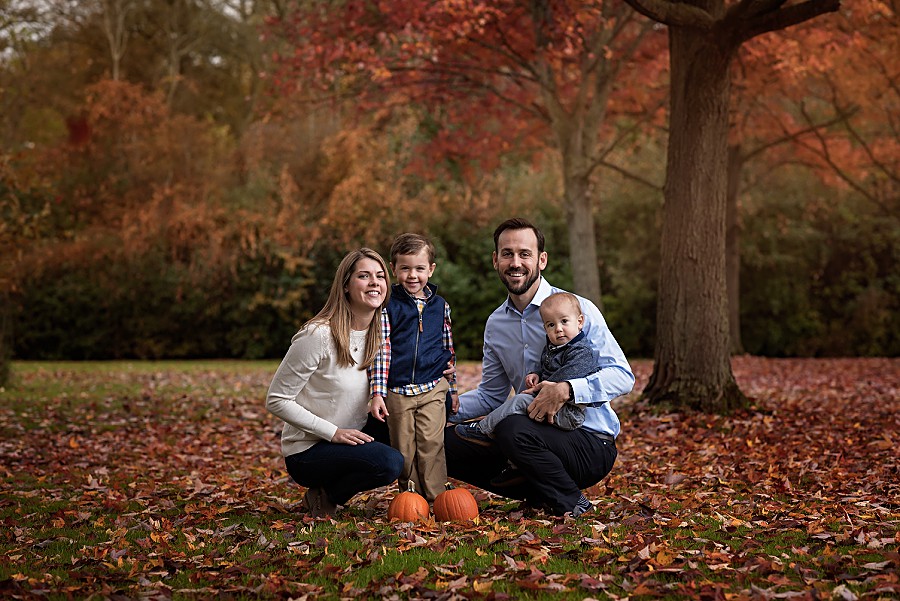 Fall Family Portraits in Winnetka IL | Gleam Photography